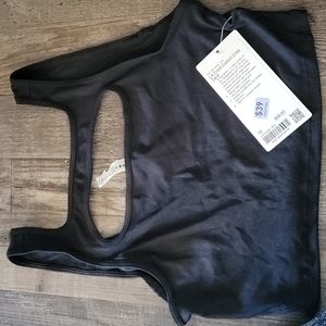 La front cutout crop tank